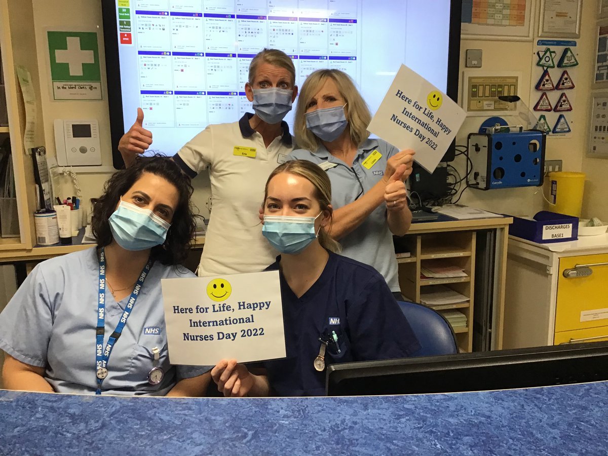 BHFT's tweet photo. To all our brilliant nurses, we appreciate every single one of you. Today we celebrate you #InternationalNursesDay 💙 https://t.co/EZkuf1432M