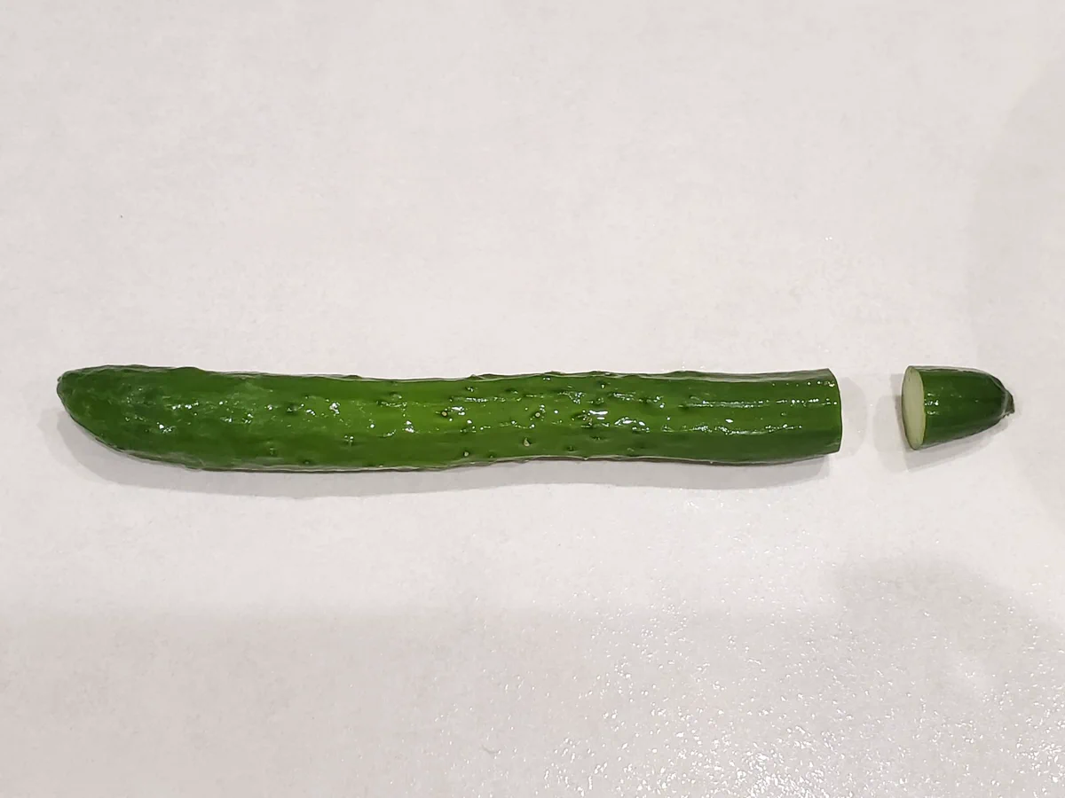 きゅうりが更に美味くなる！？切口を擦り合わせる簡単テク。