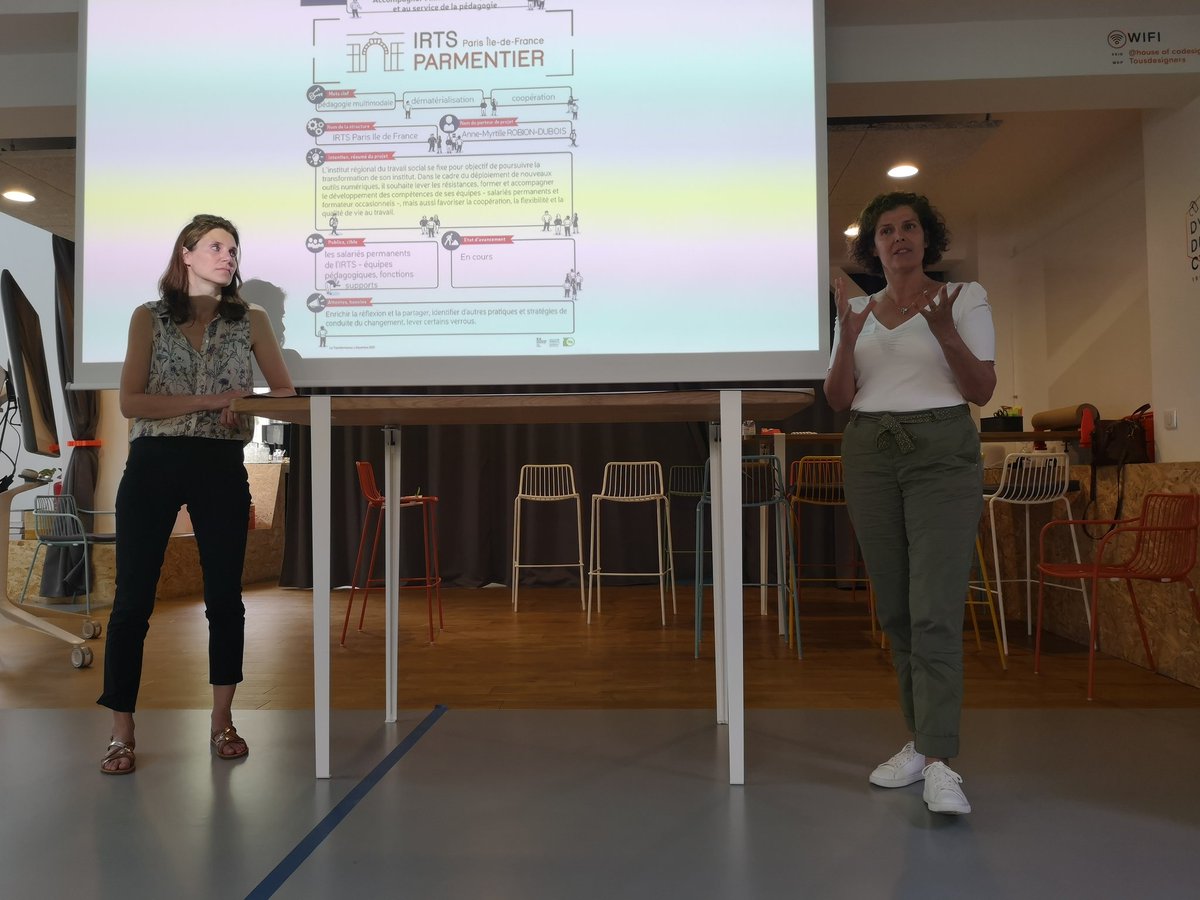 #TransfoNumIDF #formation "c'est bien la relation humaine qui est au cœur de nos dispositifs de formation et qu'il faudra maintenir dans le cadre de la réingenierie de nos dispositifs" #IRTS #Parmentier
