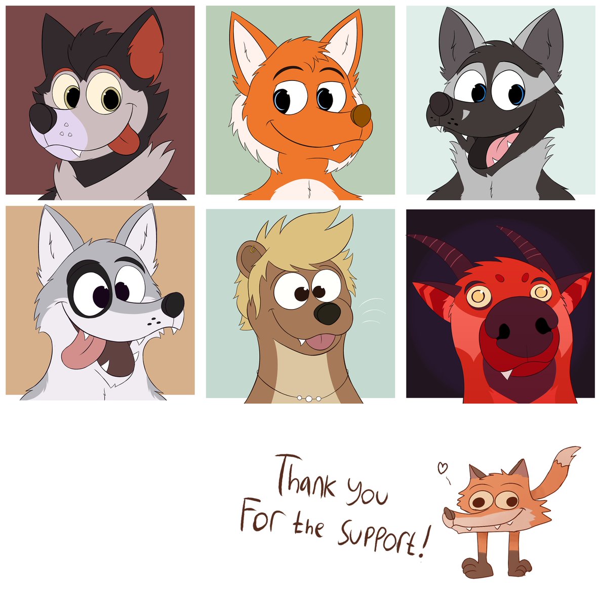Gedebuk_Fox's tweet photo. finished all the comm from last month! https://t.co/7g4N3bV8aj