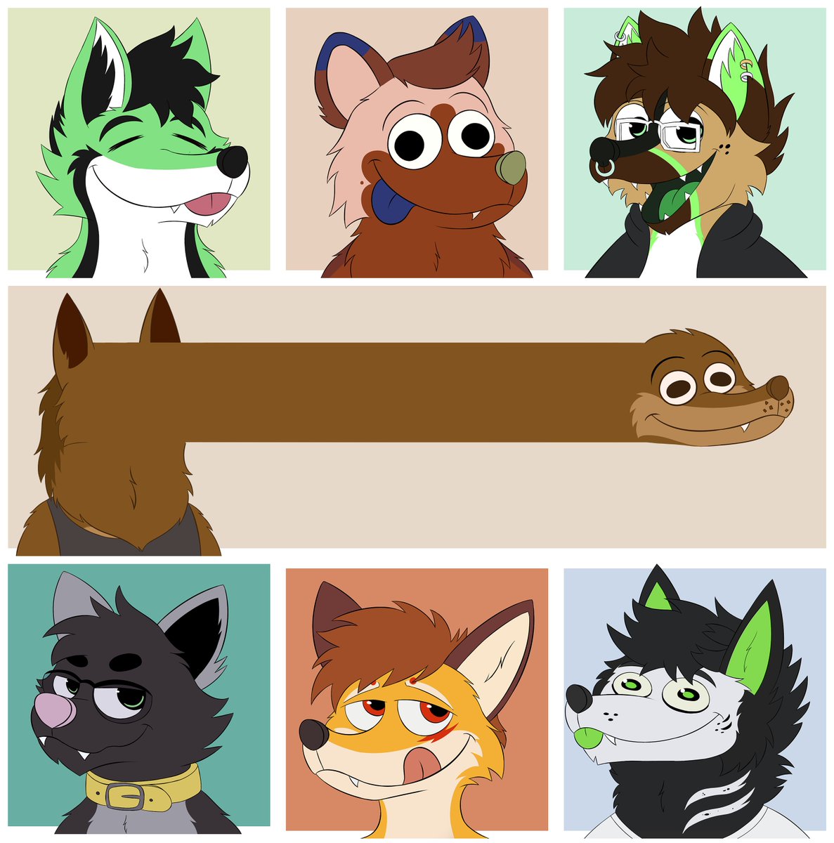 Gedebuk_Fox's tweet photo. finished all the comm from last month! https://t.co/7g4N3bV8aj