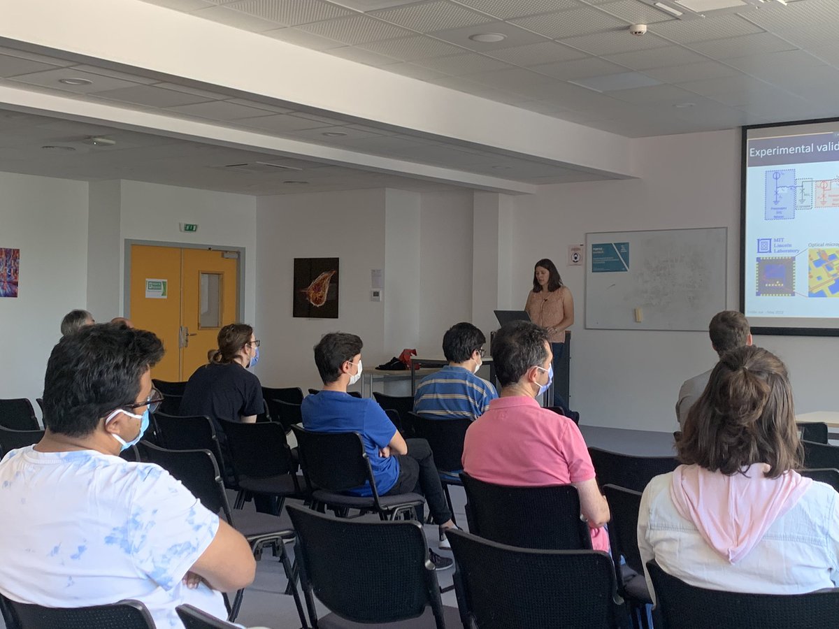 SPINTEC_Lab's tweet photo. Emilie Jué from @NIST gave yesterday an invited talk at @SPINTEC_Lab on hybrid magnetic-superconducting device as artificial synapse in neuromorphic circuits #spintronics #superconductors #ArtificialIntelligence @IRIG_Grenoble @INP_CNRS @INSIS_CNRS @CEA_Research @UGrenobleAlpes https://t.co/WSDt3uujp7