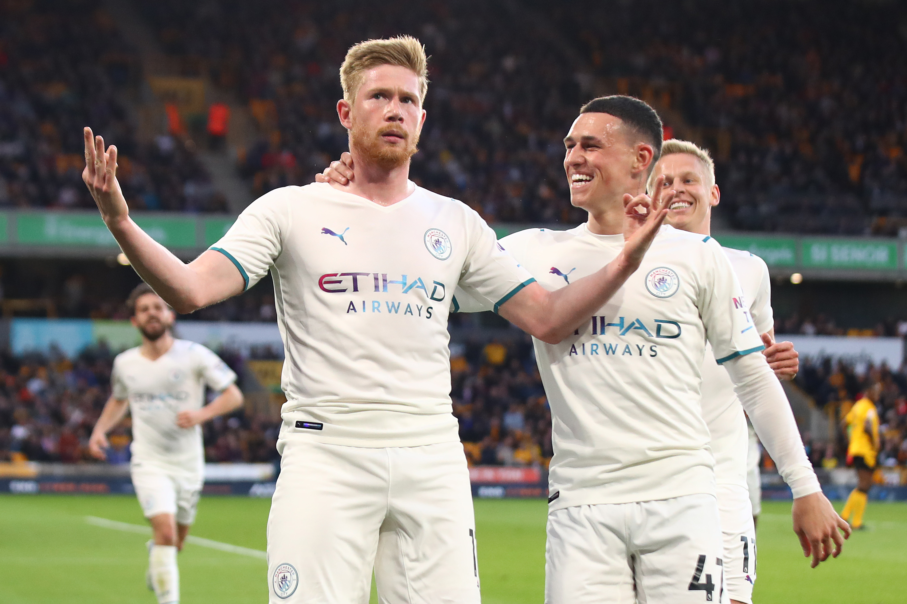 Kevin de Bruyne denies imitating Erling Haaland celebration after hat