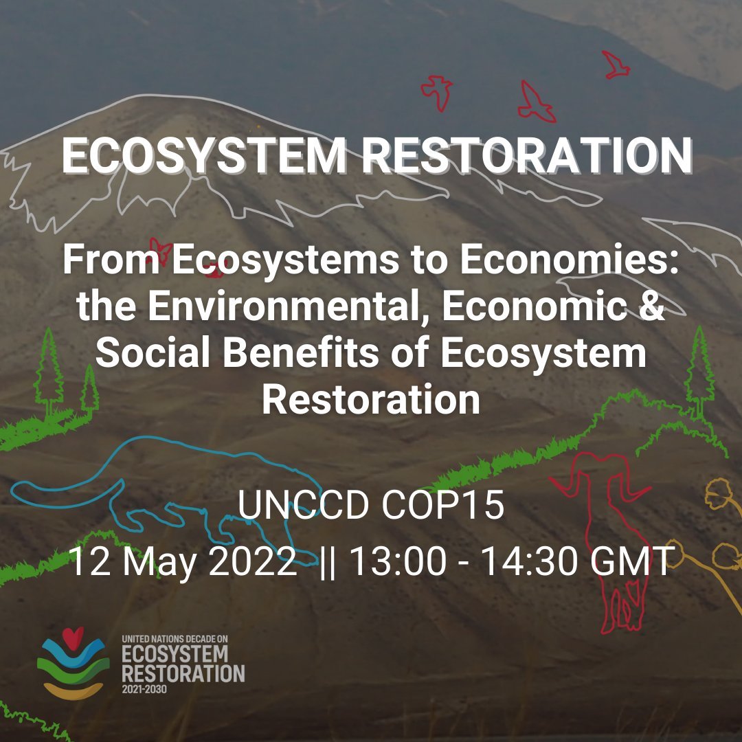 @ecosysrestore 
Ecosystem Restoration