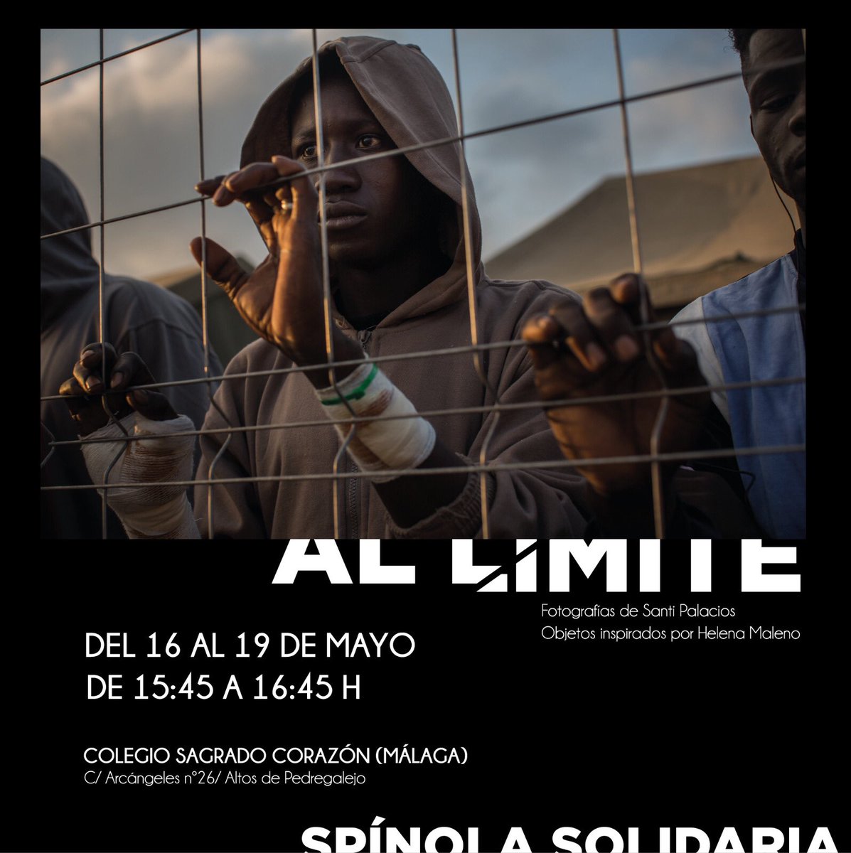 Exposición #AlLímite 
Pretende mover nuestros ❤️❤️ y que empaticemos con el dolor de tantas personas que sin querer se ven forzadas a dejar su tierra. Podéis apuntaros e invitar a venir a conocidos que les pueda interesar en el siguiente enlace: 
docs.google.com/forms/d/e/1FAI…