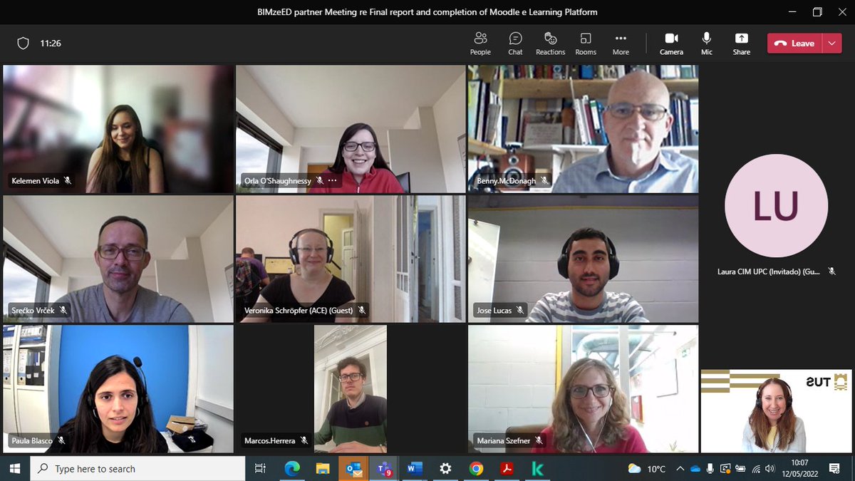 bimzeed_eu's tweet photo. We held our final partner meeting online today after 3 years working together on the #BIMzeED project. The learning units will still be available to access through https://t.co/yLzxYOCcT1 for the next 2 years. https://t.co/S3w6IGpZes