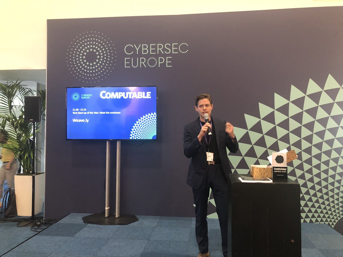 rhumbertgz's tweet photo. Good luck today https://t.co/chbqI0CjbK  
“Tech-Start-up of the Year”. 
Results at 16:00. @softlab_brussel #spin-off #cyberseceurope https://t.co/t88bhy9qkL
