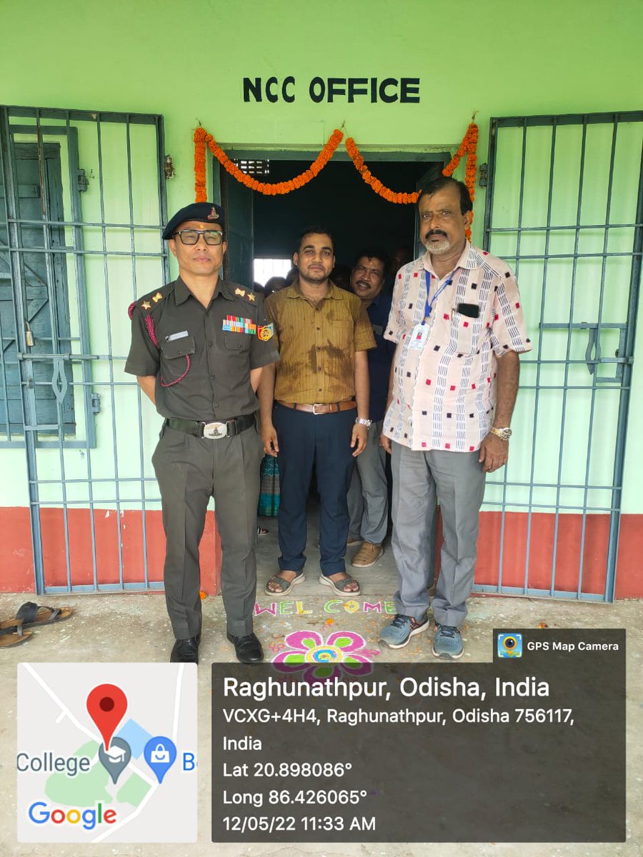 OdishaSeven's tweet photo. 👆 *Raising/Opening of NCC Army wing at Dhamnagar College, Dhamnagar, Bhadrak by CO and PI Staff 7(O) Bn NCC, Bhadrak on 12 May 2022.*
@kalinga_sagar 
@utkalpride https://t.co/chi4owQovS