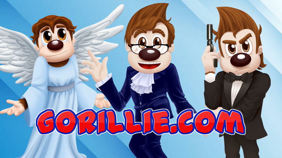TheRealGorillie's tweet photo. You can support Gorillie by liking and sharing his content and by following him on social media ππ #gorillie #gorilliegang #gorilliecartoon #cartooncharacter #html #gameswebsite #animation #cartoon #cartoonart #bond #angel #austinpowers https://t.co/FWM0IZukRV