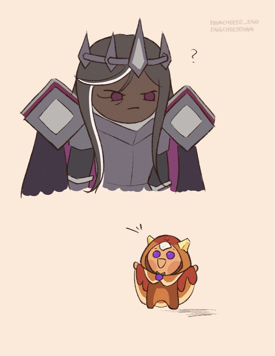 hamcheese_egg's tweet photo. Babysitting 🥞
#cookierun #cookierunkingdom #darkcacaocookie #pancakecookie https://t.co/kcADN2T1h6