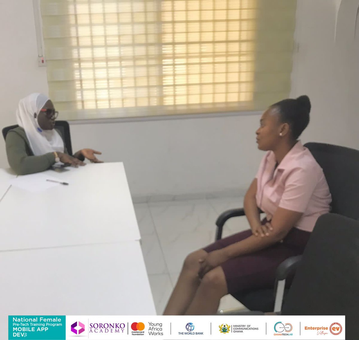 EVhubaccra's tweet image. Interviews for the upcoming National Female PreTech Training Program in Data Science and Analytics commenced today. They assured us maximum commitment to the training once it begins.
#GTLImpact
#PreTechtraining
#DataScienceAndAnalytics
#YoungAfricanWorks
#soronkoimpact