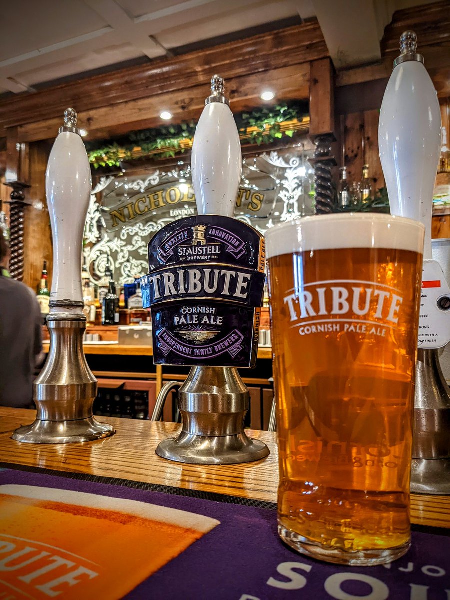 You asked for it and we listen...Ales are back at the old market!!! 
The first up is Tribute from <a href="/StAustellBrew/">St Austell Brewery</a> 
Pop in from 12 for a crisp and refreshing pint.