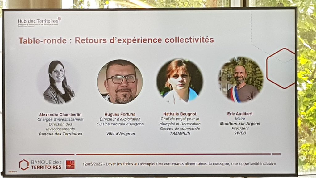 BanqueDesTerr's tweet photo. Alors comment les #collterr prennent-elles le virage du #réemploi ? Retours d’expérience de la @VilleAvignon et de Montfors-sur-Argens ! 
#HubdesTerritoires #NotreActionESS https://t.co/yWk8R9N96M
