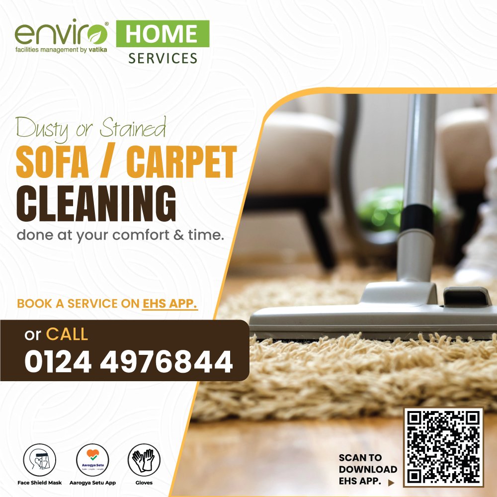 envhomeservices's tweet photo. #Stains and #SmellySofa / #Carpet can be easily taken #Care of by our #TrainedStaff. Extends the #Life and looks good as well. Call: 0120-4976844 or Download the #EHSApp Now: https://t.co/PJy6sm6mvF

#Sofa #SofaCleaning #CarpetCleaning #EnviroHomeServices #EHS #HomeCleaning https://t.co/i51dssykYm