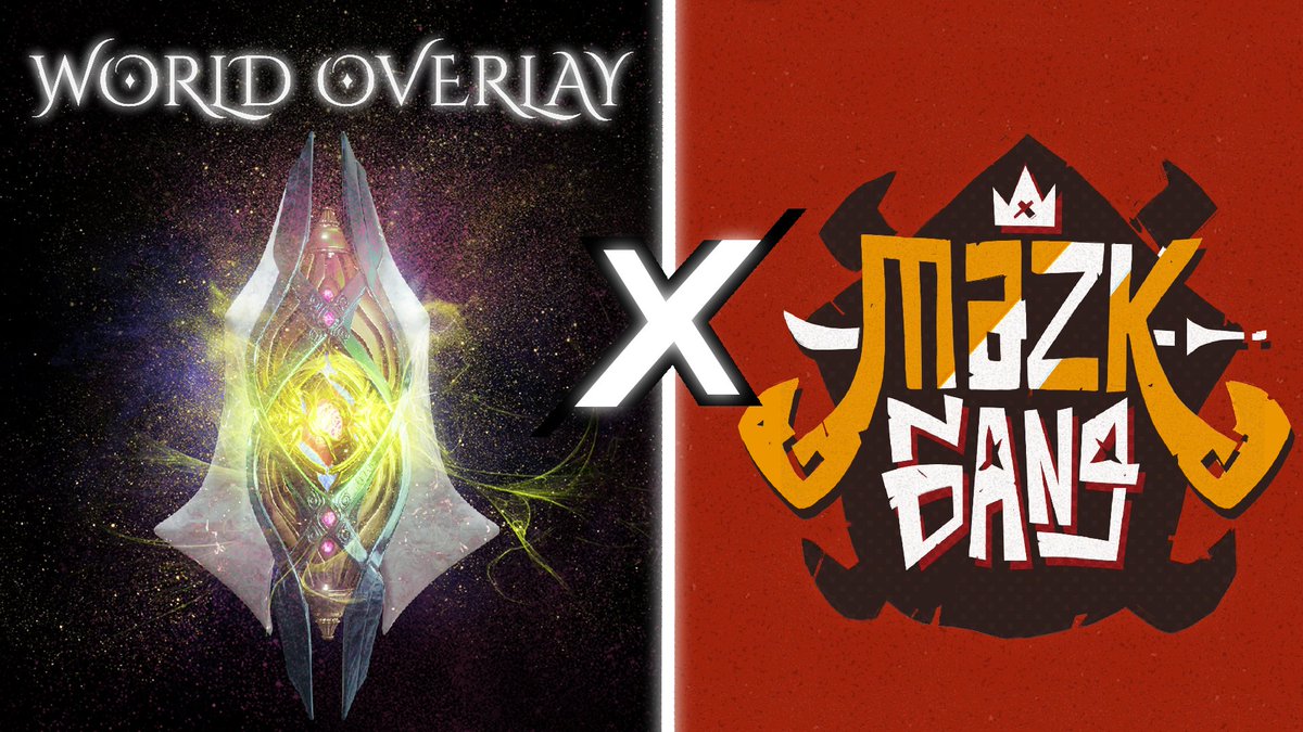 🌏 World Overlay Studios x Mazk Gang 👺

We are giving away 2 x WL for Mazk Gang!

1️⃣ Follow @Worldoverlay, @MazkGang &amp; @NFT_Siren95
2️⃣ Like + RT ♻️ 
3️⃣ Tag 3 Friends

24 hours! ⏳