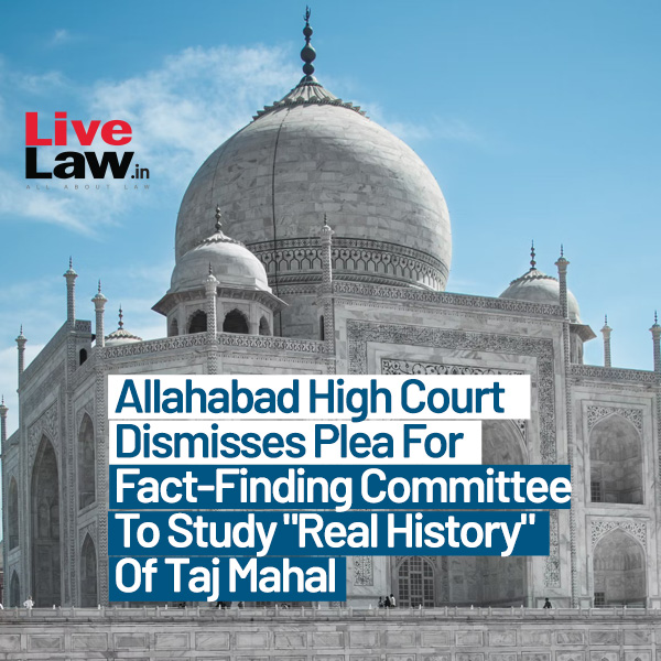 The Allahabad High Court on Thursday dismissed a petition seeking the constitution of a fact-finding committee to research on the "real history" behind #TajMahal Petitioner disputed that Taj Mahal was a Mughal structure.
Read more: bit.ly/38lBXJ7
#AllahabadHighCourt