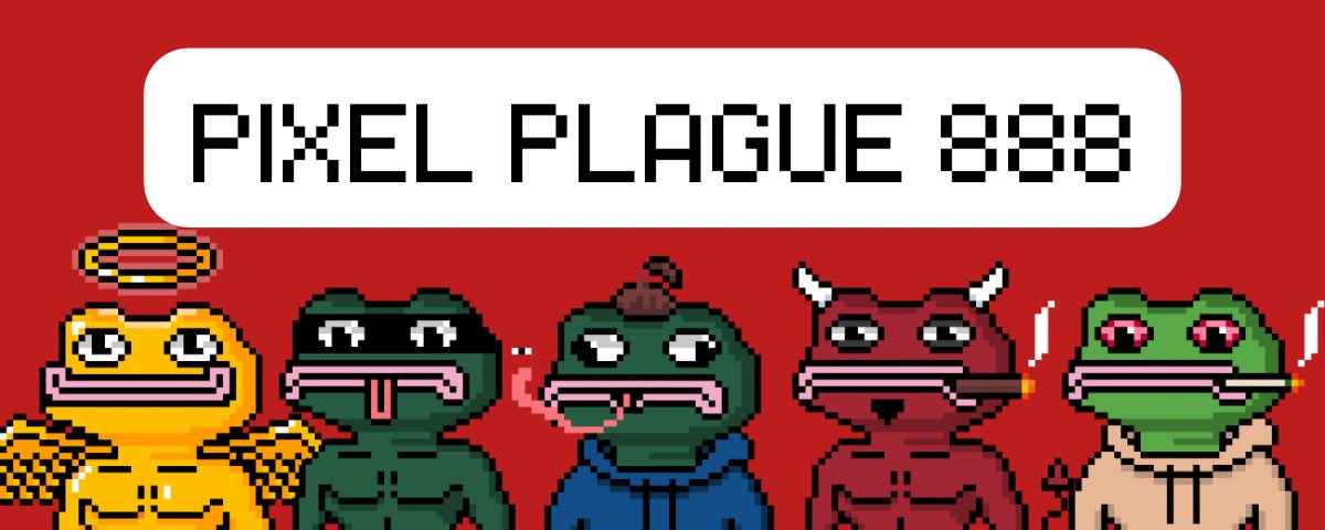Pixel Plague NFT Coming Soon! 🐸Stay tuned for more information🔔

Two <a href="/ThePlagueNFT/">The Plague Of Frogs 🐸</a> Holders who retweet this post will get their Plague Nft Recreated in pixel art by our artist! 

Any interaction on this post is considered for Whitelist🐸

#Unleashtheplague #plaguefollowplague