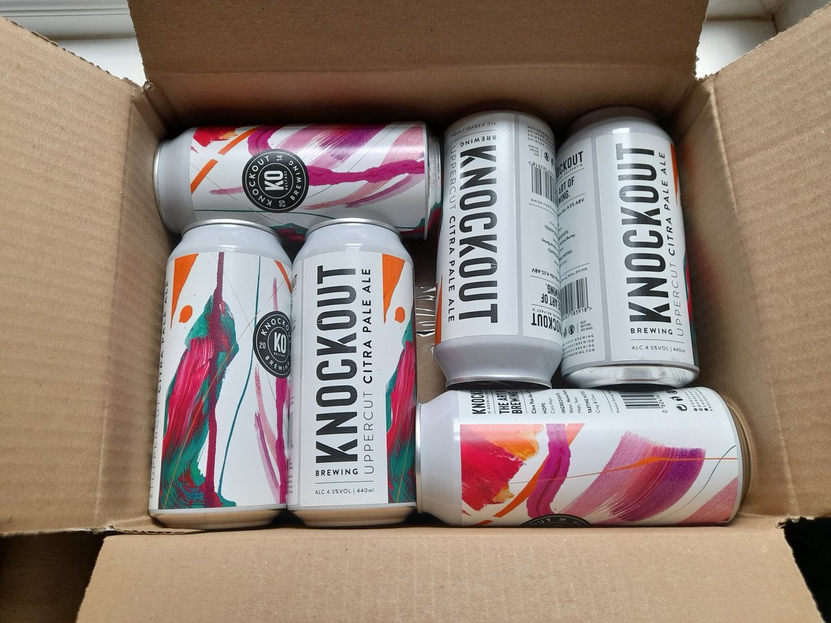 Just took delivery of more <a href="/KnockOutBrewing/">KnockOutBrewing</a> beer. Thanks Joseph. <a href="/camra_ni/">CAMRA NI</a>