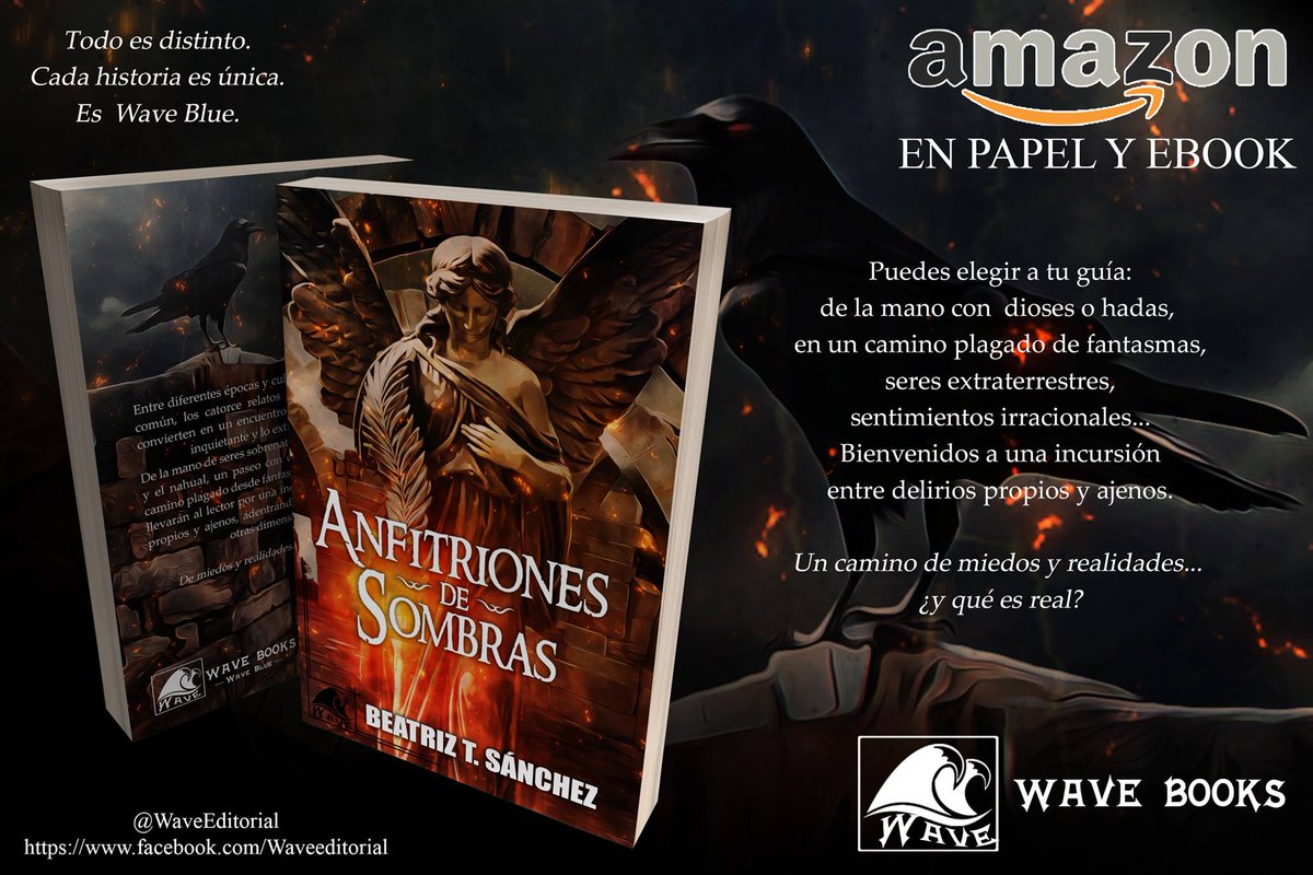 WaveEditorial's tweet photo. Hoy Wave recomienda #AnfitrionesSombras de @BeatrizTSanchez
Papel https://t.co/kcjlJqah4l
Ebook https://t.co/eAhEWuyk27
GooglePlay https://t.co/RoRCQ3AGWz
Lektu https://t.co/QIqE6dusqp
#AnfitrionesSombras #BeatrizTSanchez #WaveBooks #WaveBlue #Novela #Relatos #Ebook #Kindle https://t.co/VdqAn24f5S