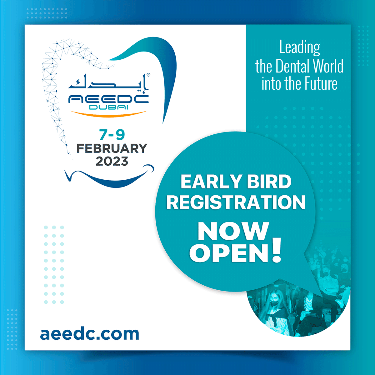 AEEDCDubai's tweet photo. 39 weeks remain till AEEDC Dubai 2023 starts &amp; our Early Bird special registration rate is up for grabs. The 2023 edition promises to provide an incredible value to attendees &amp; participants. Register early!

https://t.co/JBJvjiwMyQ | +971502227919 | registration@aeedc.com https://t.co/VuyE8pY338
