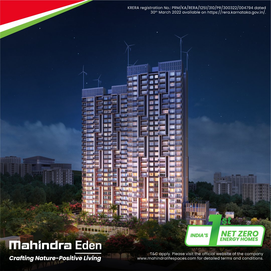 life_spaces's tweet photo. Thank you, Bengaluru! You've shown what it means to #RiseToZero and chosen a better future for yourself, and for nature.
Available 1BHK spacious homes, Starting Rs.43 lakhs*
(All-inclusive**) off Kanakpura Road.
#mahindralifespaces #CraftingLife #ProudToBeZero https://t.co/0mqxvbr0Yt