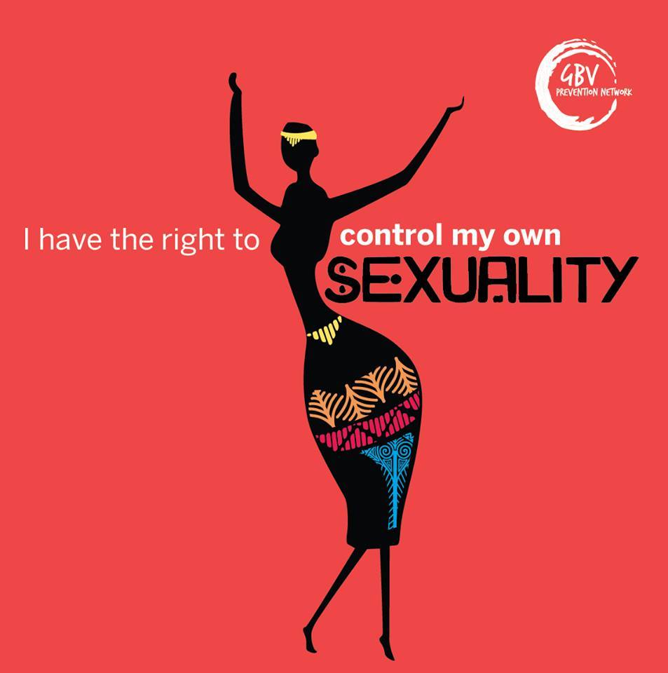 It is important for us to remember that women have a right to control their own sexuality and that includes the right to make decisions concerning reproduction free of discrimination, coercion and violence. #PreventGBV #EndVAW