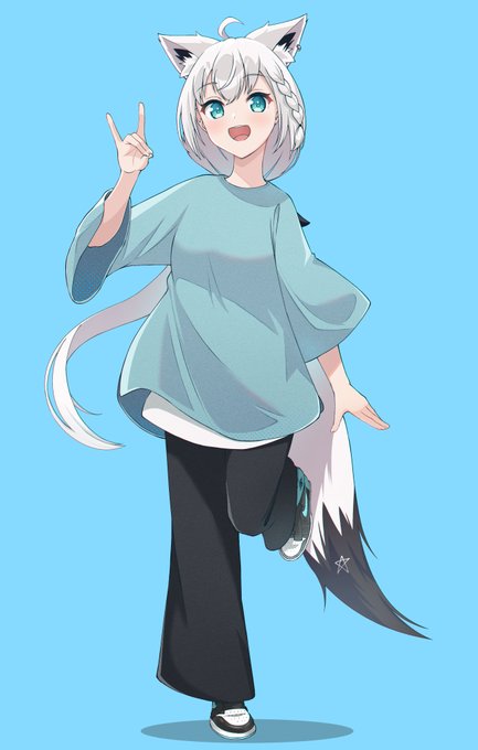 推しに好きな服を着せたい
#絵フブキ 