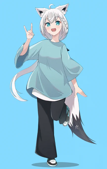 推しに好きな服を着せたい
#絵フブキ 