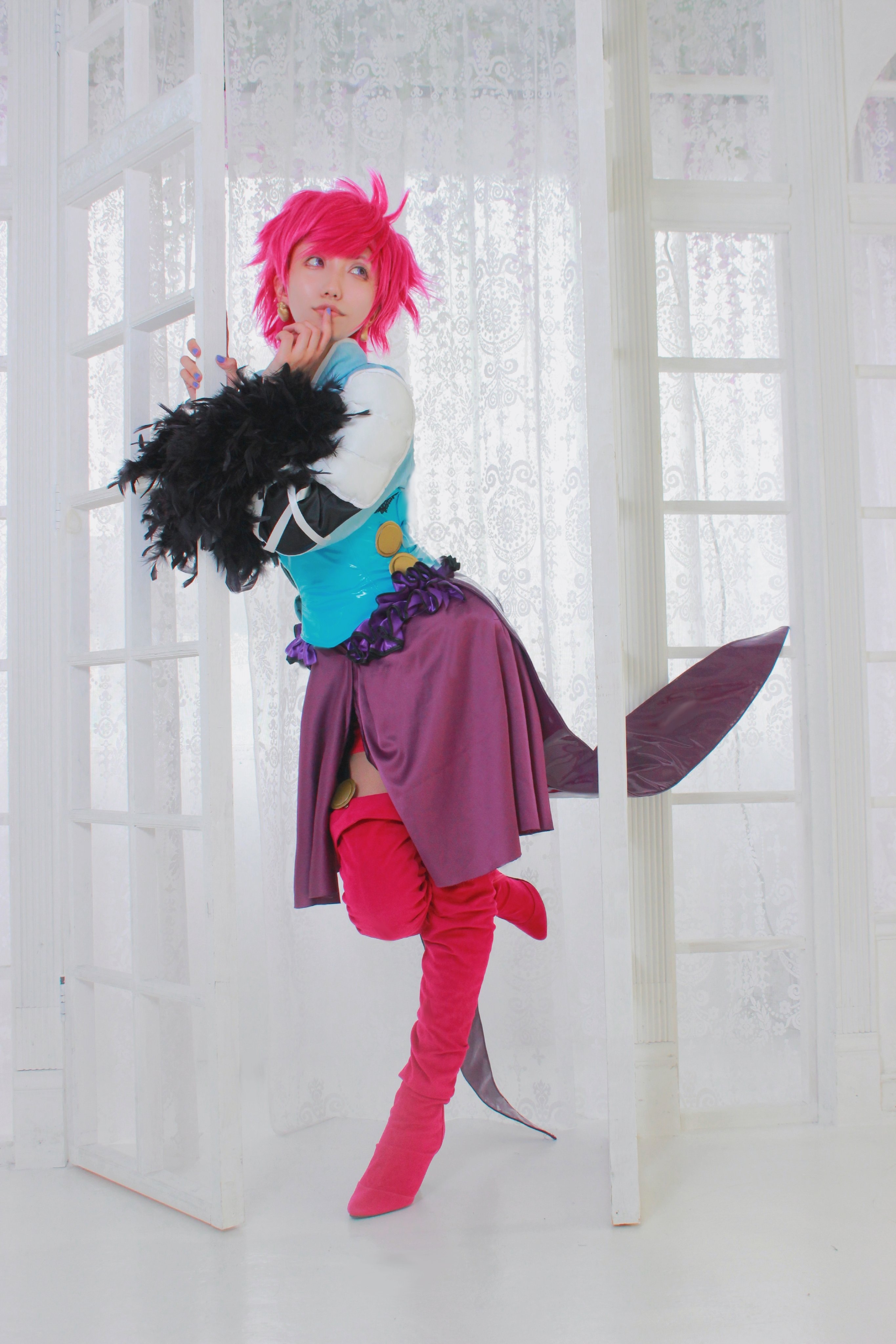 もん ｺｽｻﾐ6日 コスネーム もん 作品名 テイルズ オブ デスティニー2 キャラ名 ハロルド ベルセリオス 一言 シルエットがキャラに近付けられるように衣装とウィッグを製作しました ポージングもキャラらしさを意識しました コスモ