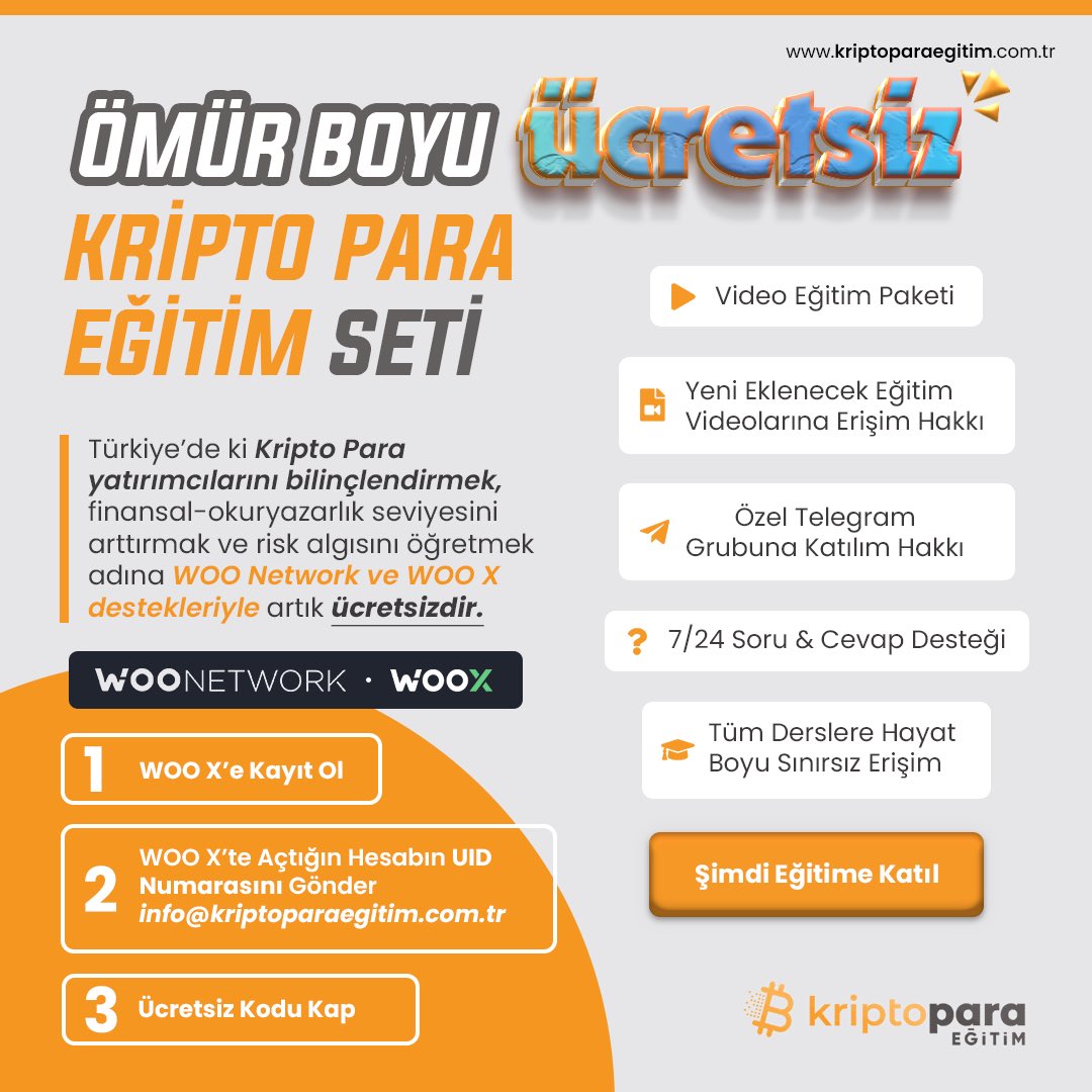 barisbuyuktas's tweet photo. Böyle günlerde yapmanız gereken en önemli şey ekranı kapatıp eğitim alıp backtest yapmak. @WOOnetwork_tr ve @KriptoEgitimTR olarak eğitimi ücretsiz yaptık. Başvuran arkadaşlara eğitim kodlarını göndermeye başladık. 1 hafta içinde kanallar aktif olacak.

https://t.co/USdCwOkmB3 https://t.co/auxtJhGCkP
