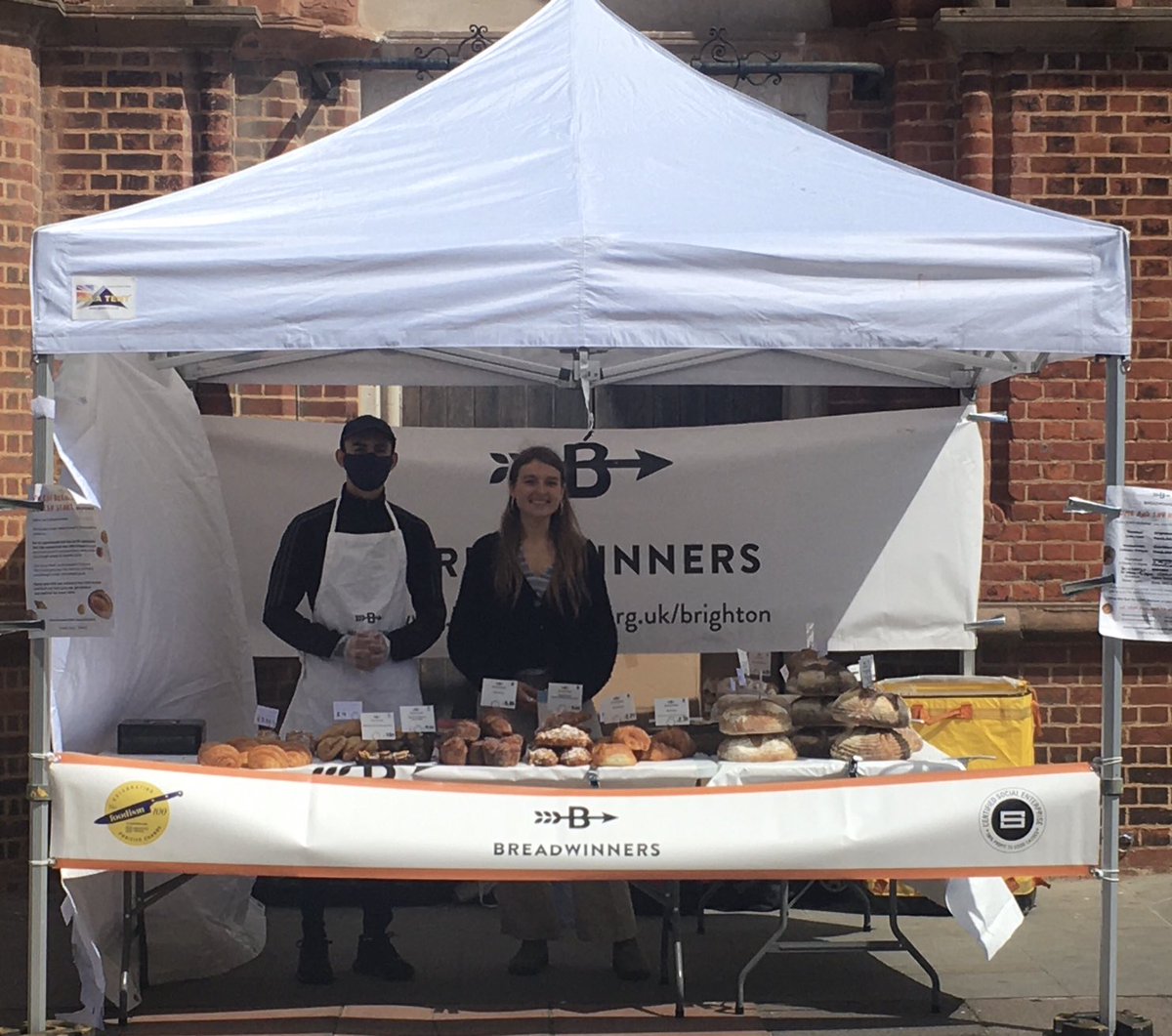Do come along and check out the bread and other baked goods on sale at ⁦⁦⁦<a href="/webreadwinners/">Breadwinners</a>⁩ outside our east door, every Thursday, 10am-4pm.