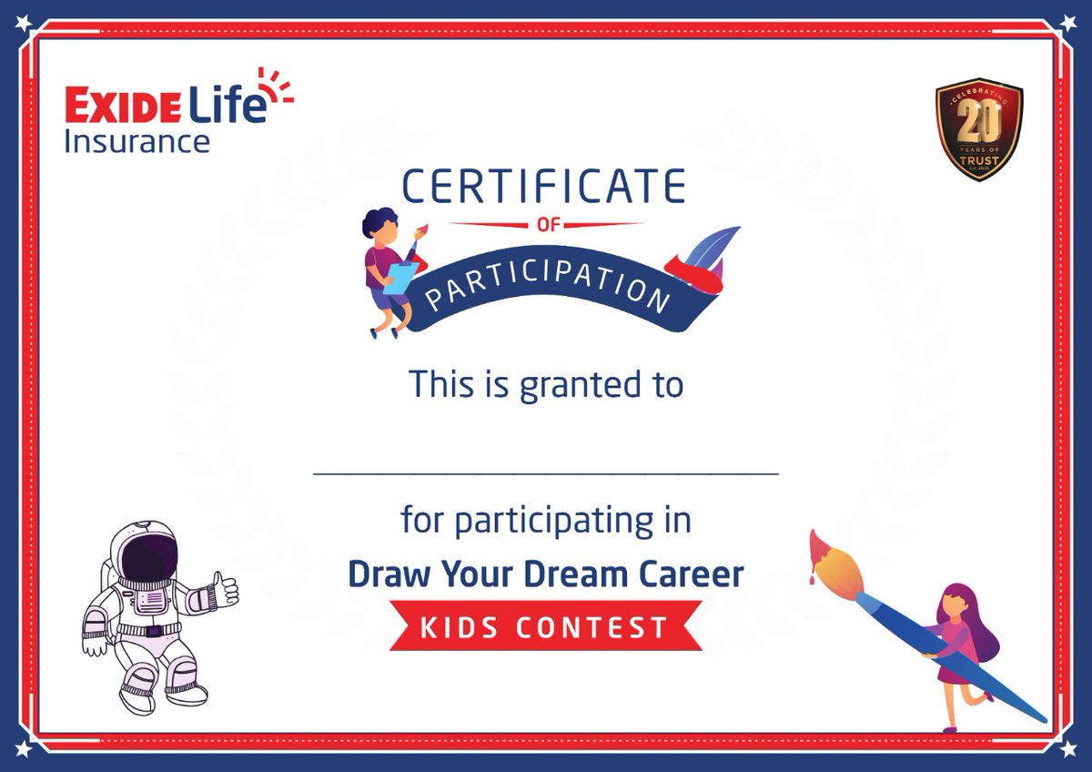 TERRAPINMEDIAA's tweet image. DRAWING COMPETITION FLYER &amp;amp; CERTIFICATE FOR @ExideLife 
#drawingcompetition #ExideLifeInsurance
For #branding #packaging #designing #shoot #advertising 
Please reach us via mail at terrapinmedia2@gmail.com, bhupinder@terrapinmedia.in
Or call us at 9910395146