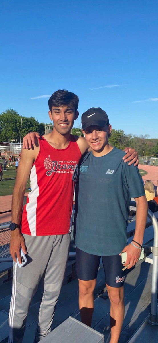Sr. <a href="/rowan_cassidy/">Rowan Cassidy</a> takes 3rd in the boys 1600m with a time of 4:20 at Day 1 of the Monmouth County Championships. Sr. <a href="/christiansav_/">Christian Savage</a> get a PR with a time of 4:29! <a href="/MHSBraves/">Manalapan HS</a> <a href="/MHSBravesSports/">Manalapan Athletics</a>