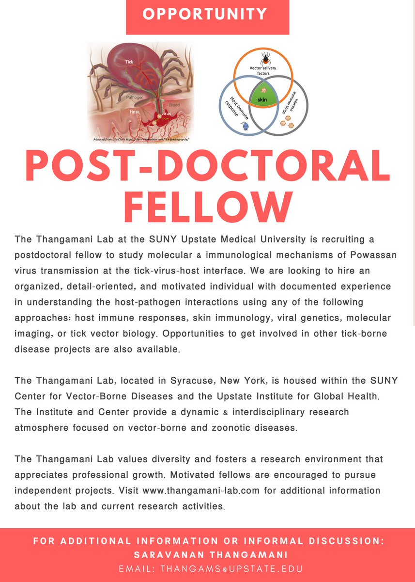 Thangamani Lab, SUNY Upstate ☣️🧬🦟🐁🦠 tweet media