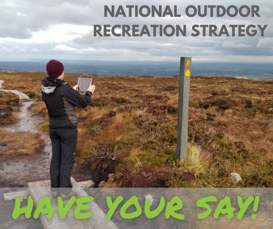 Share your views on the new National Outdoor Recreation Strategy! @DeptRCD have opened a second public consultation seeking feedback on the progress so far tinyurl.com/mwdrjj53 closing date 17th May #OurRuralFuture