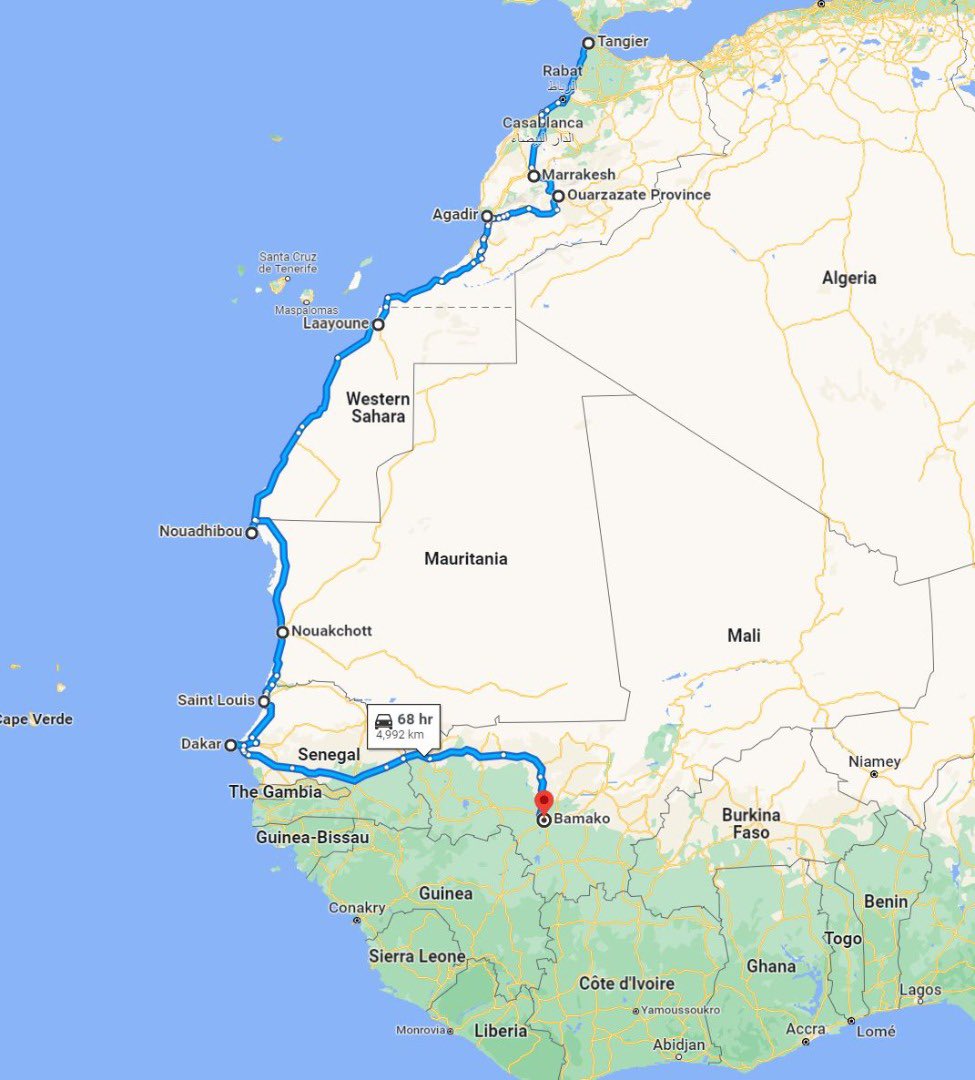 lionheart1759's tweet photo. Ride through Africa so far! https://t.co/yZfRgffu6r