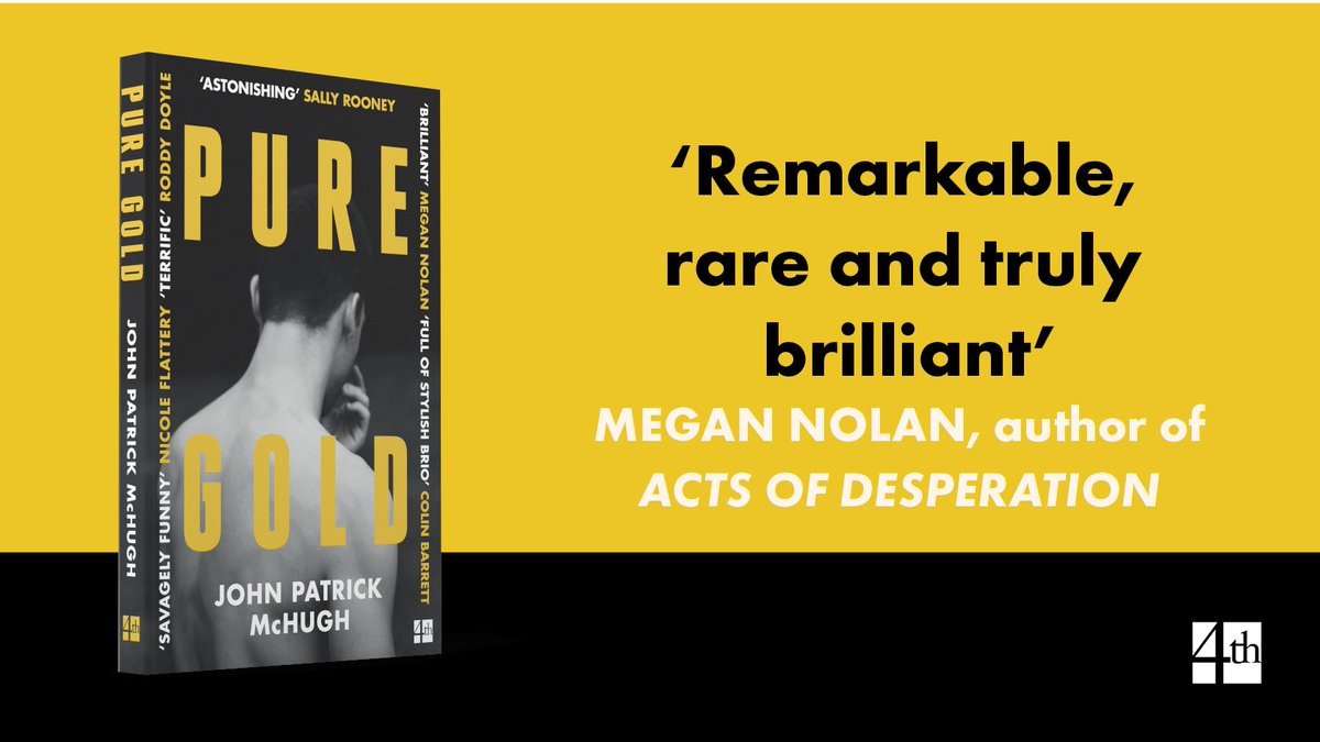 johnpamchugh's tweet photo. 'Pure Gold' is out in paperback today. Here are some kind words from some great and kind writers. Don't believe the hype, etc, but please do in this case: https://t.co/ZptpghPYaK
