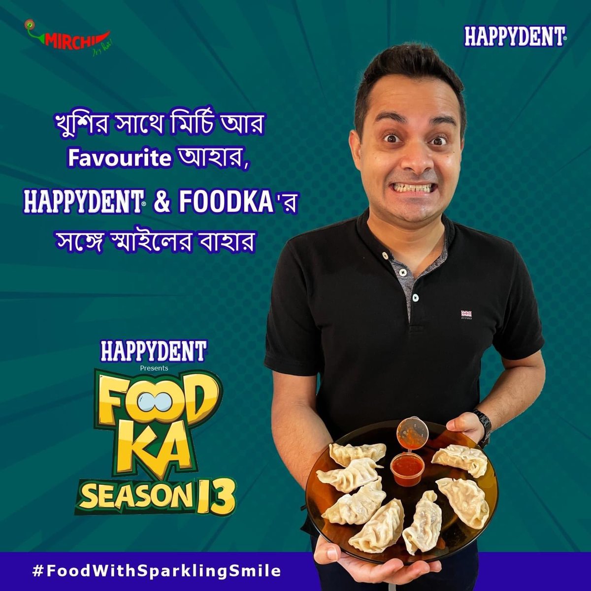 Happydent_India's tweet photo. Happydent presents Foodka Season 13. Amazing episodes of lip-smacking foods that light up your smiles like Happydent's perfect post-meal companion. Coming Soon! 

#HappydentIndia #foodkaseries #foodka #postmealcompanion #Happydent https://t.co/Mp2ssYFC67