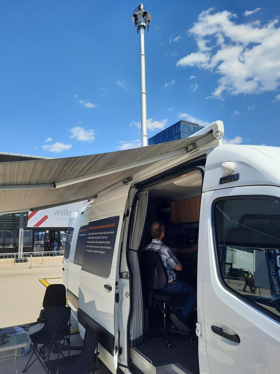 broadcast_sol's tweet photo. The Broadcast Solutions Governmental Communication team is at AFCEA in Bonn, Germany showing MoSA and wireless communication solutions for BOS and special units. Visit  AFCEA today and meet the team at A04 at the outdoor area. #govcom #bos #wireless #manet #silvus https://t.co/zdj41yCBsm