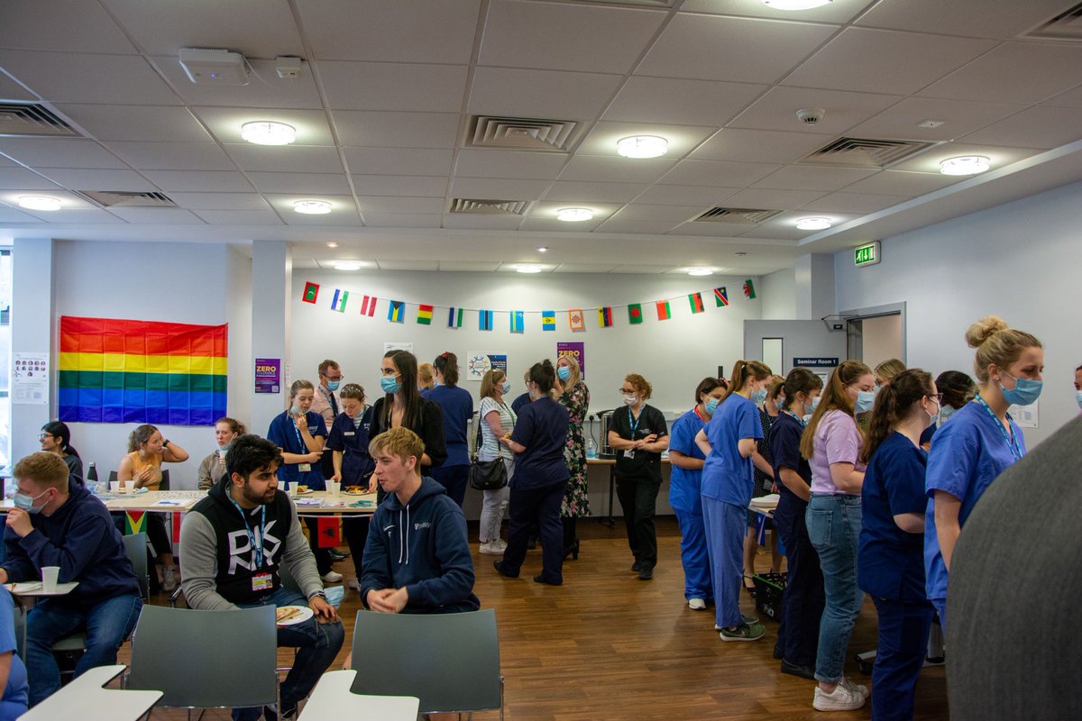 BissellProf's tweet photo. Fantastic lunch at Liv Uni Dent Hosp in support of NHS Equality, Diversity and Human rights week #EQW2022 EDI is not just a slogan, it’s a commitment and it’s everyone’s responsibility @LUDSS1 @LivHospitals @LivuniILCaMS @livuniHLS https://t.co/RFqlSPfd4V