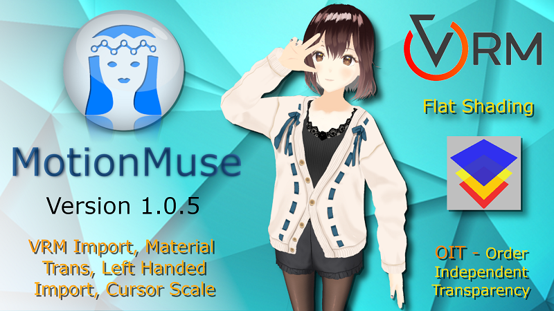 MotionMuse ver 1.0.5 with VRM import, renderer overhaul and new updates at:

store.steampowered.com/app/1837020/Mo…

Trial: munianim.com

#animation #animator #3DAnimation #characterAnimation #cgAnimation
#ArtistOnTwitter #gameDev #gamedeveloper #gameDevelopment 
#3DAsset #3DModeling