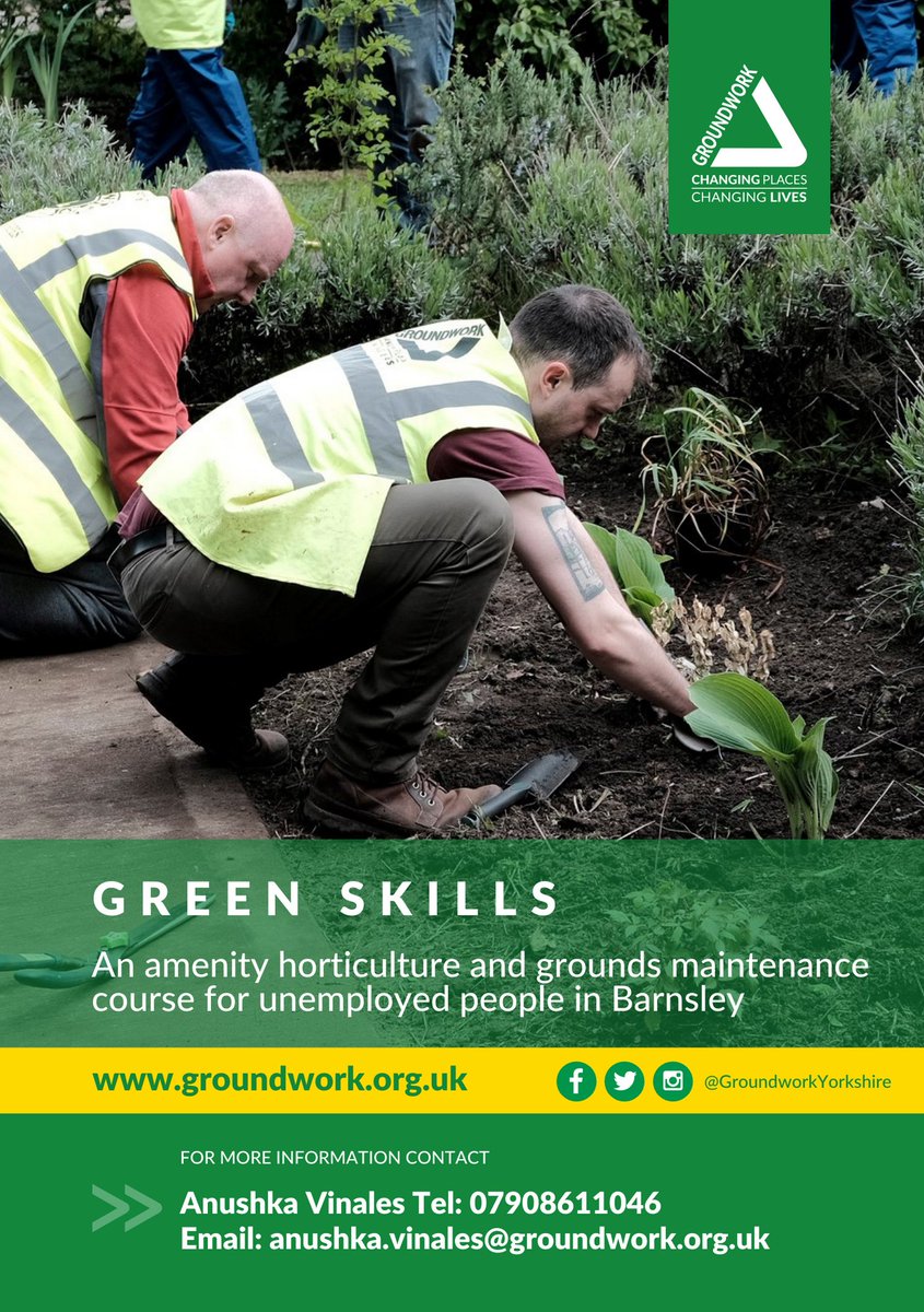Groundwork Yorkshire (@groundworkyorks) on Twitter photo Our next #GreenSkills programme starts on 15 June in #Hoyland #Barnsley at <a href="/AgeUK_Barnsley/">Age UK Barnsley</a> allotment. This #horticulture & #GroundsMaintenance programme helps those who are #unemployed gain #skills for #employment. #greenjobs <a href="/BarnsleyCouncil/">Barnsley Council</a> <a href="/FirethornTrust/">Firethorn Trust</a> Our next #GreenSkills programme starts on 15 June in #Hoyland #Barnsley at <a href="/AgeUK_Barnsley/">Age UK Barnsley</a> allotment. This #horticulture & #GroundsMaintenance programme helps those who are #unemployed gain #skills for #employment. #greenjobs <a href="/BarnsleyCouncil/">Barnsley Council</a> <a href="/FirethornTrust/">Firethorn Trust</a>