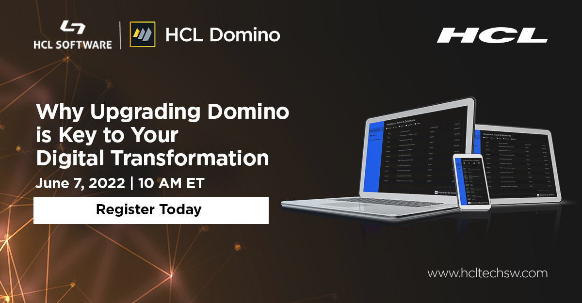 HCLDigital's tweet image. There are so many reasons to upgrade to HCL #Domino v12! Join this webinar and learn all about them and why upgrading to v12 is the best thing you can do for your company!
Join the webinar: hclsw.co/kypdbs #dominoforever