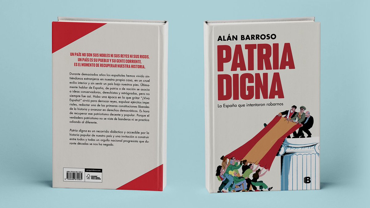 AlanBarrosoA's tweet photo. Patria digna. Ya disponible en todas las librerías y plataformas. https://t.co/hjZ0GvfPJC
