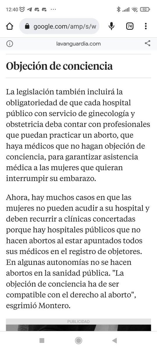 Todo el mundo hablando de la regla y de que si las personas de 16 años puedan abortar, pero ¿y esta maravilla? Asegurar que en todos los hospitales se permita ejercer el derecho al aborto es un notición. Esta nueva ley sería un gran avance en derechos reproductivos.