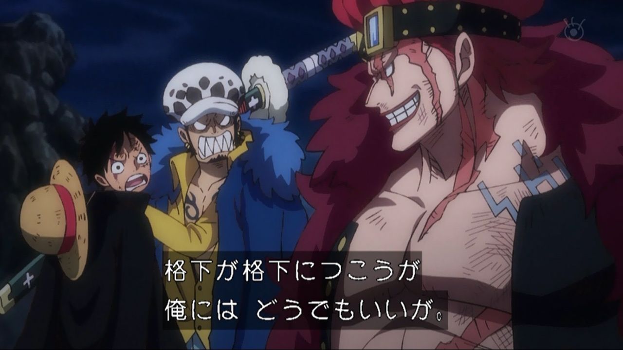 嘲笑のひよこ すすき ルフィ 格下に言われたくねえ キッド だ れが格下だぁ ロー お前しかいないだろ ワンピース Onepiece ワノ国編 アニワン T Co Nf4vxqdtdg Twitter