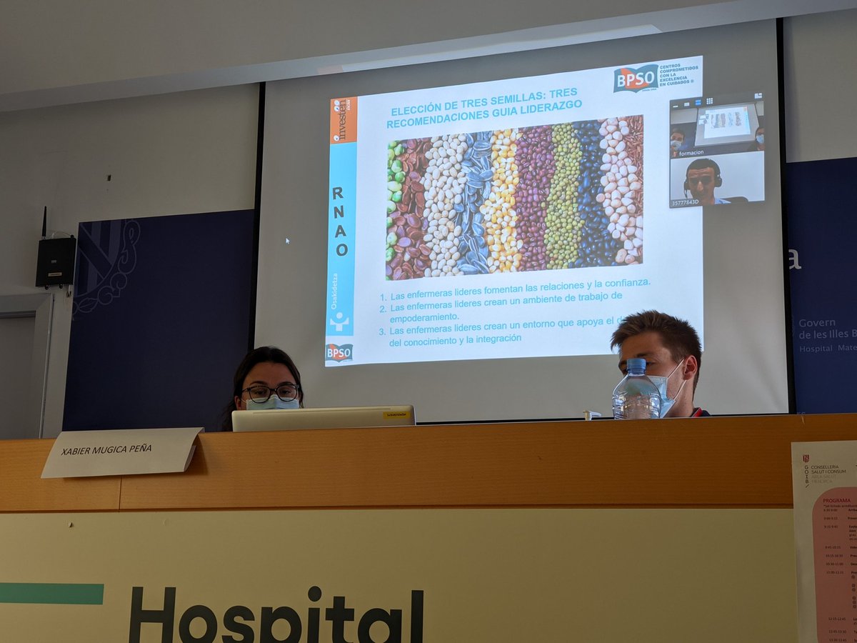 BPSOmenorcaIB's tweet photo. Disfrutamos ahora con la ponencia de Xabier Múgica Peña, sobre el #Liderazgo de las #Enfermeras
Qué mejor para el #DiaDeLaEnfermeria y nuestra jornada!
#BPSO #EvidenciaenCuidados
@asmen_ibsalut #JornadaBPSOIB https://t.co/pNmmKQU5V5
