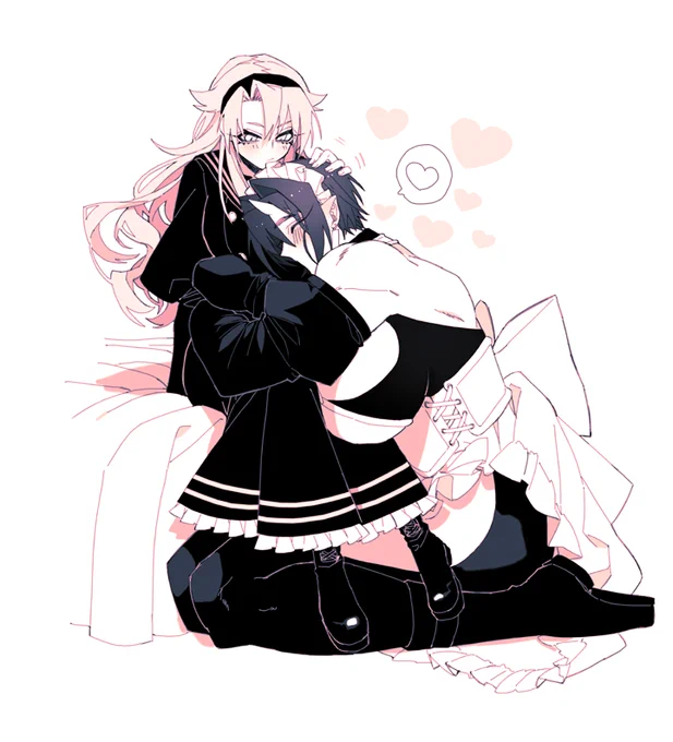 甘やかし#創作百合 