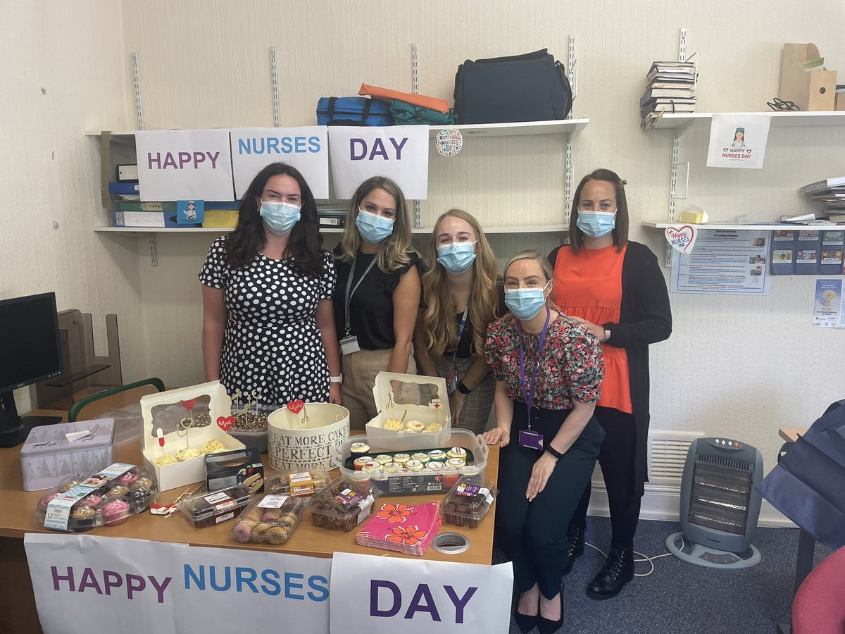 94caitlin_x's tweet image. Celebrating #InternationalNursesDay2022 Today at Cardiff Community LD team #LearningDisabilityNurses