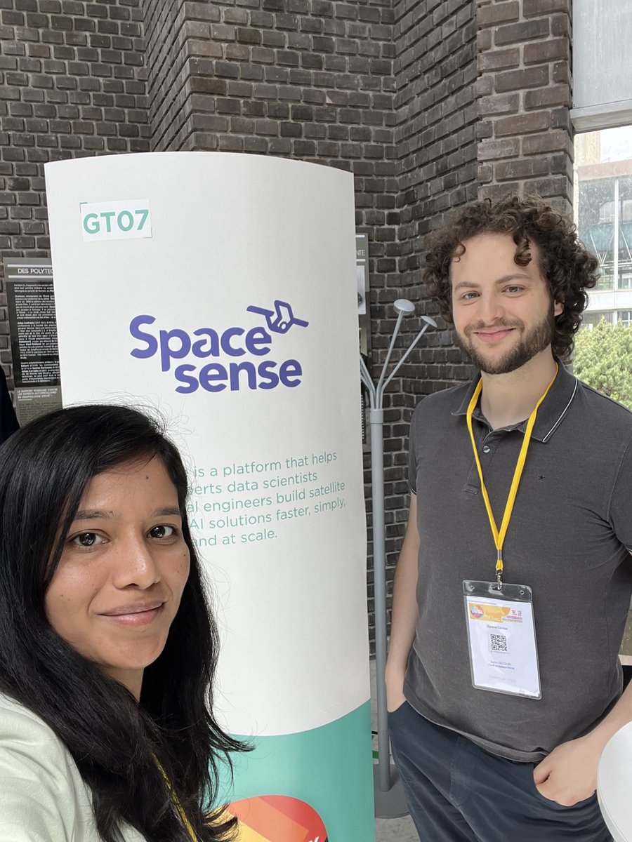 Today SpaceSense is at @PSaclaySPRING. Come say hello, we'd love to chat!